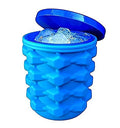 Ice Cube Maker Silicone Bucket with Lid N5402