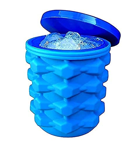 Ice Cube Maker Silicone Bucket with Lid N5402