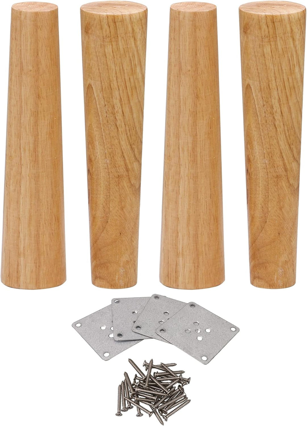 10inch Wood Tapered Furniture Legs Pack of 4 Q59471