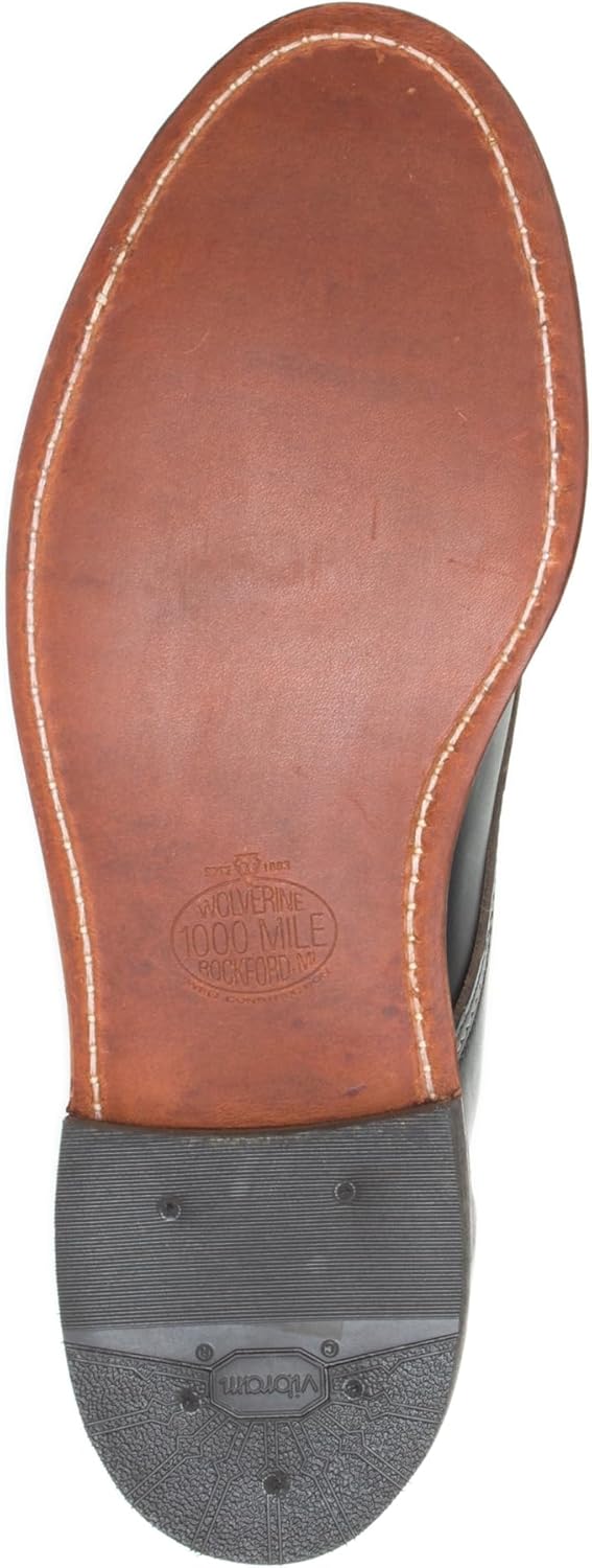 Black Leather 1000 Mile Fashion Boot S776385