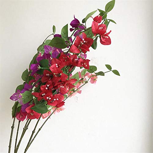 10pcs Artificial Bougainvillea Tree Branches 31.5" deep pink F189