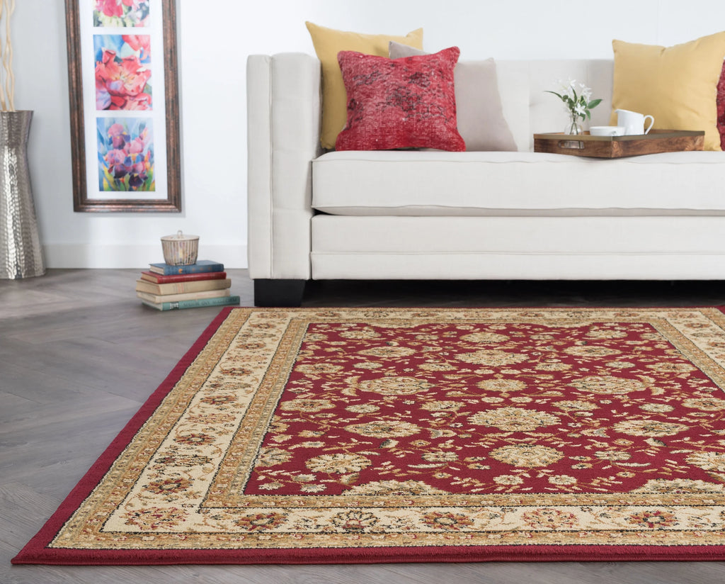 8x10 Red Traditional Area Rug G932