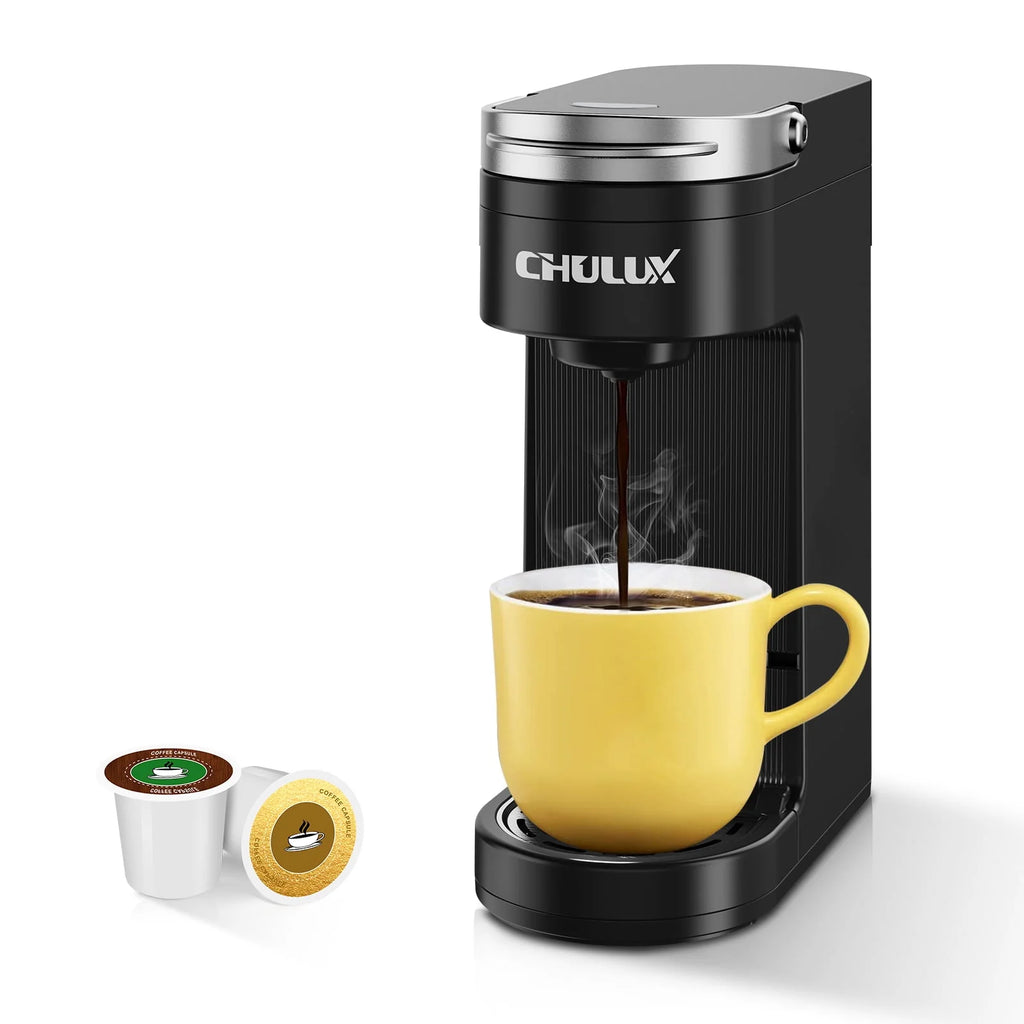 Mini Single Serve Coffee Maker for K Pod & Ground Coffee Q43631
