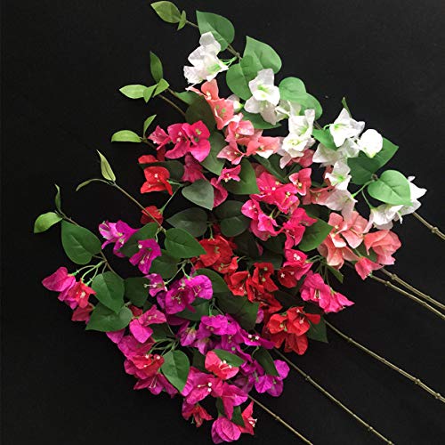 10pcs Artificial Bougainvillea Tree Branches 31.5" deep pink F189