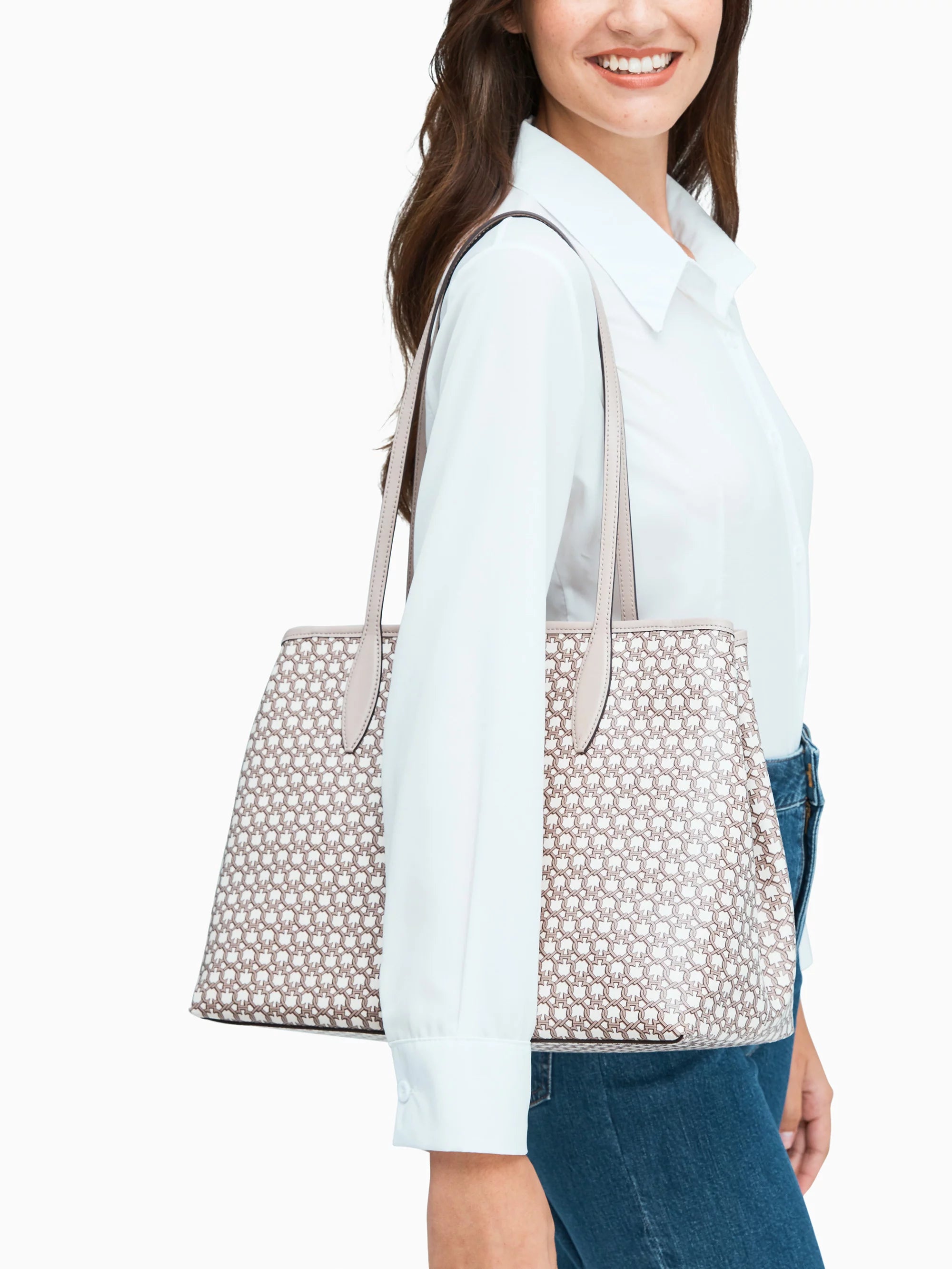 White Multi Tote M123
