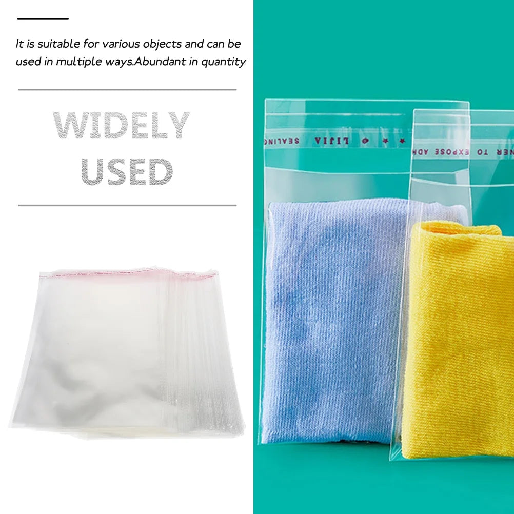 200pcs Clear Storage Bags Y234