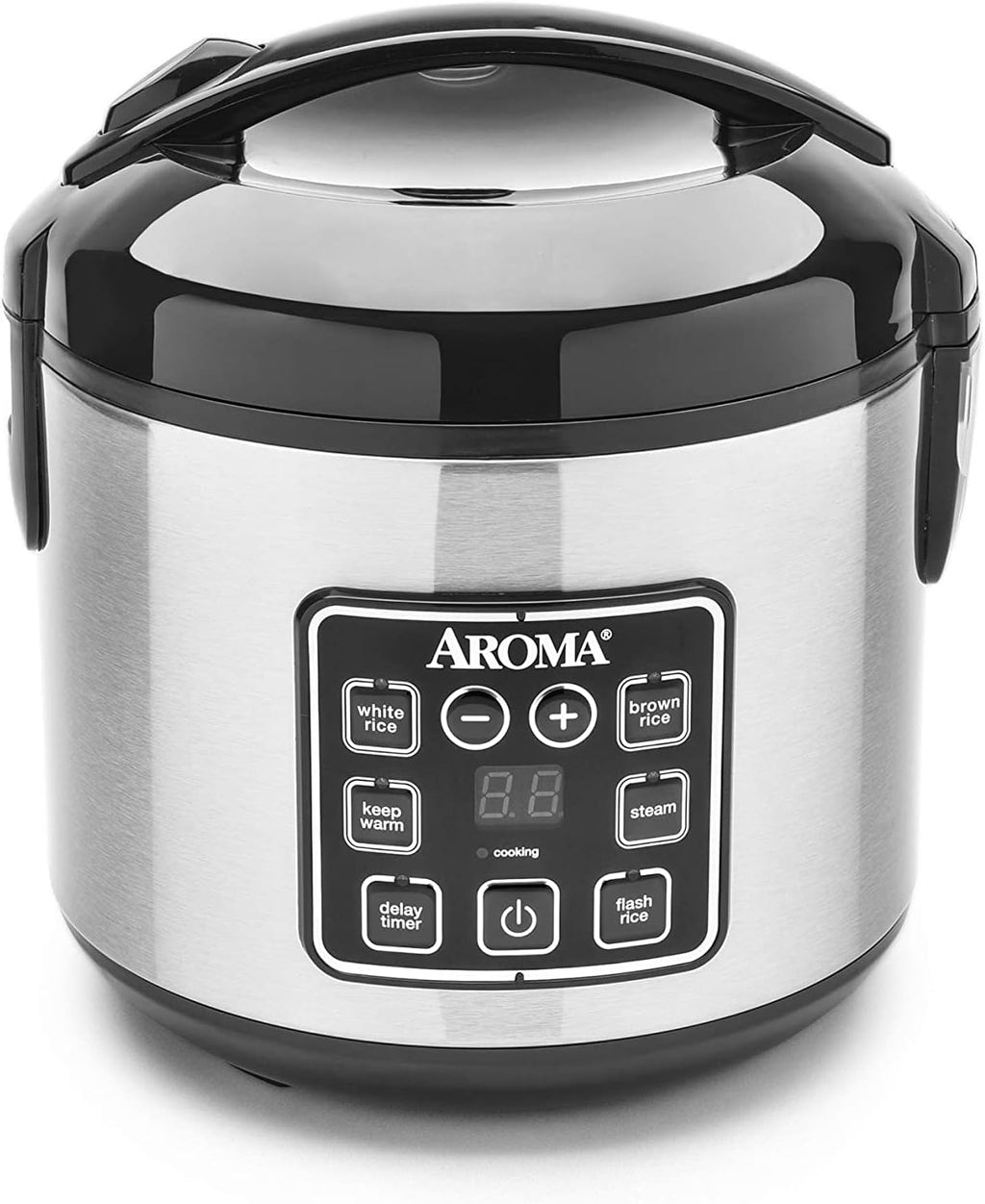 8 Cup Digital Stainless Rice Cooker and Food Steamer F7604