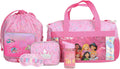 5-Piece Pink Youth Kids Girls Duffle Bag Set S364