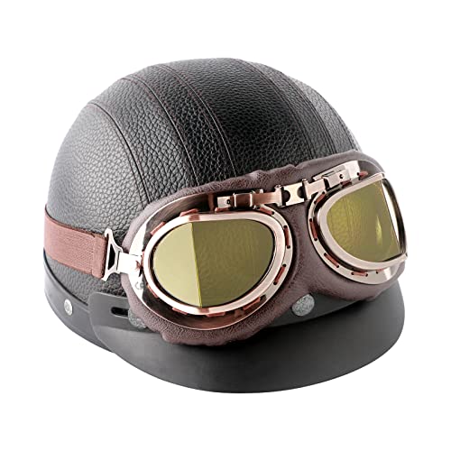 Vintage Pilot Motorcycle Goggles K764685