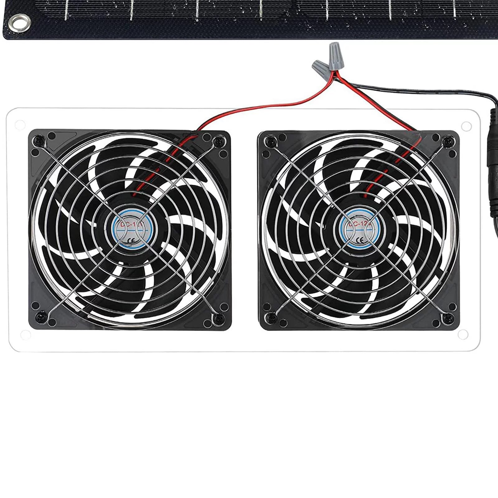 Waterproof Solar Exhaust Fan Extractor Ventilation Portable P8159