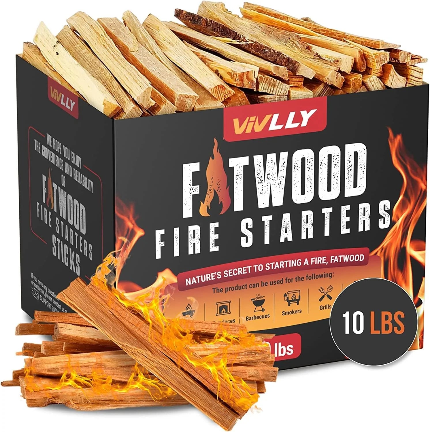 10lb Fatwood Fire Starter Pack D84385