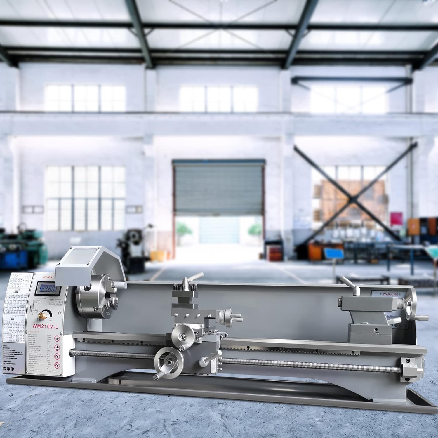 8.3'' x 29.5'' Benchtop Metal Lathe with Tool Box C175400