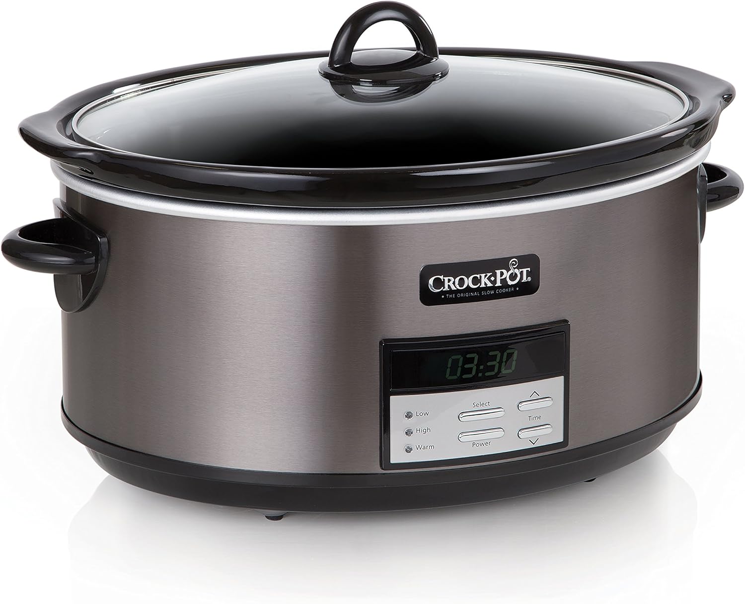 6 Quart & 8 Quart Programmable Slow Cooker, Stainless Steel W24214