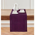 Linen Chambray Lavender Table Runner 120 Inches Long K9999