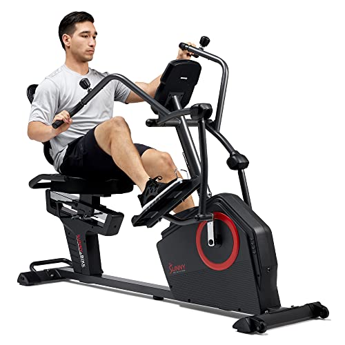 Recumbent Cross Trainer & Elliptical Machine with Arm Exercisers B54907
