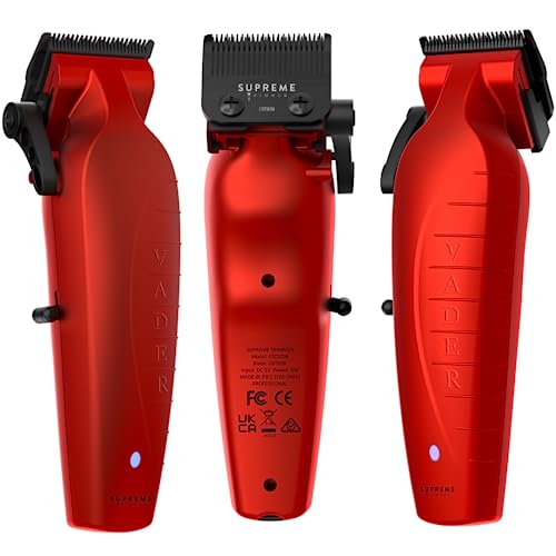 Red Brushless Hair Trimmer with DLC Taper Blade G6946