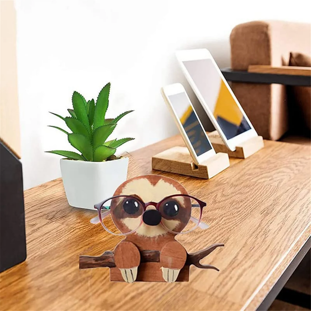 Wooden Glasses Display Stand X457187