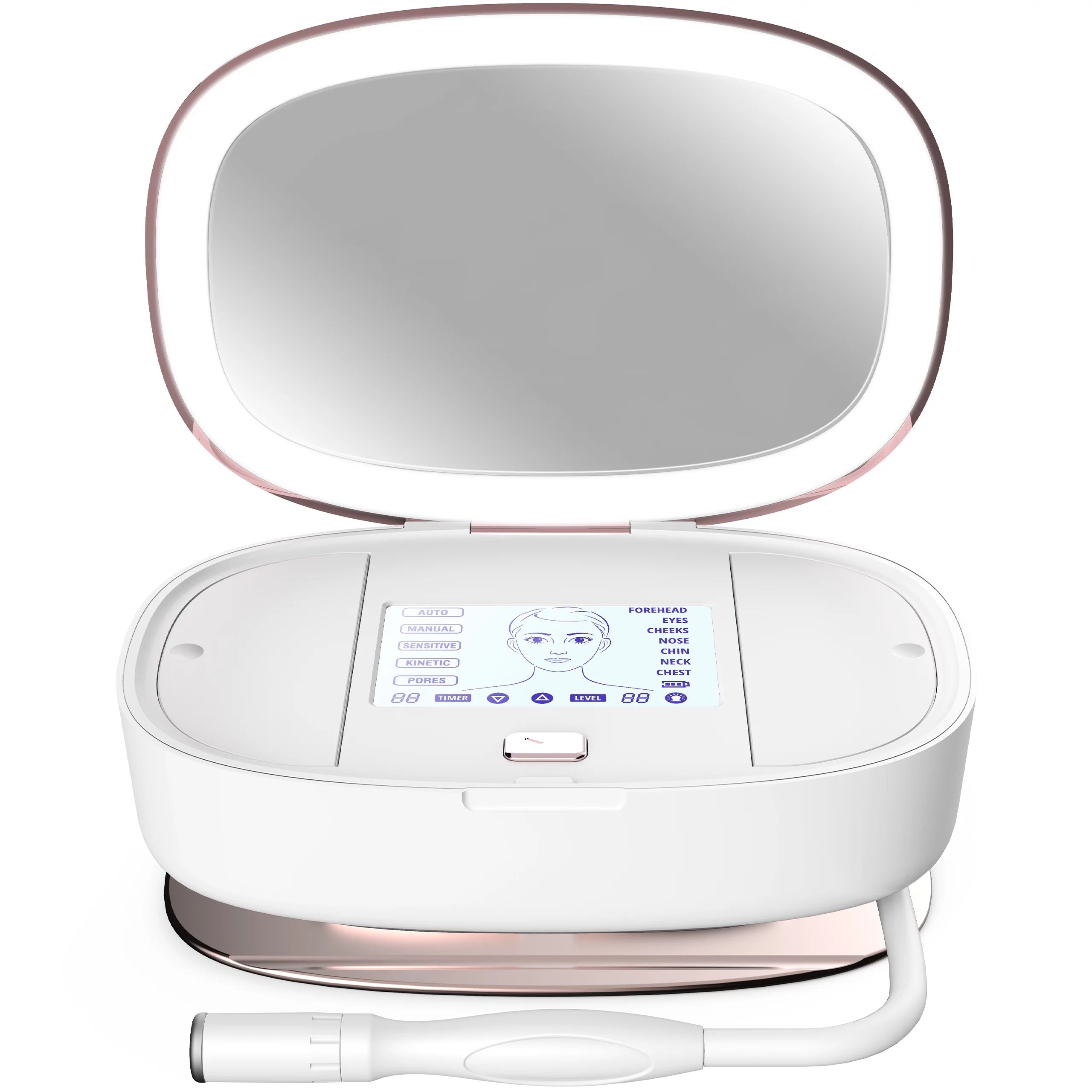 3 in 1 Microdermabrasion Machine with Diamond Tips - White F791