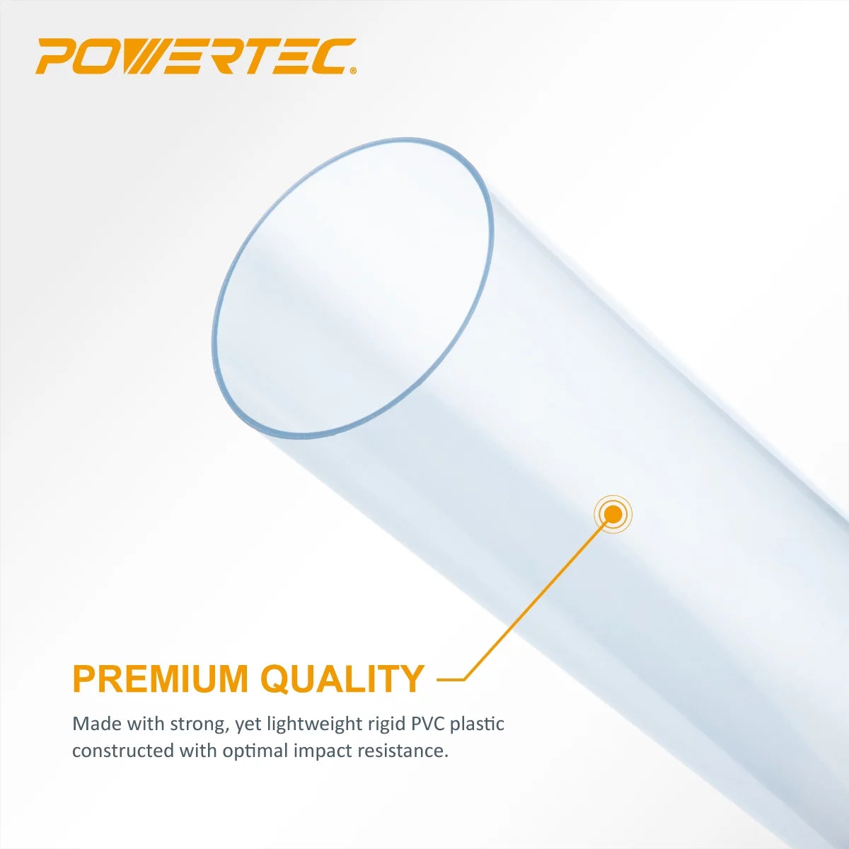 Clear PVC Dust Collection Pipe K6424