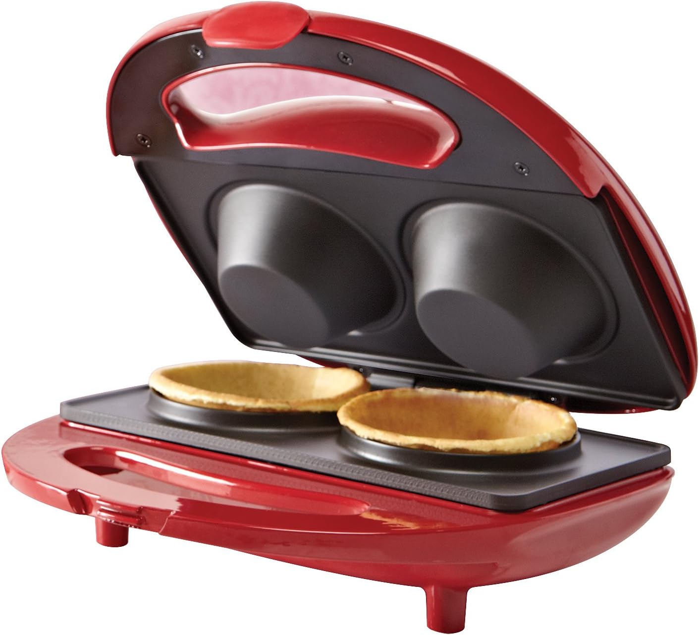 Red Waffle Bowl Maker T4544