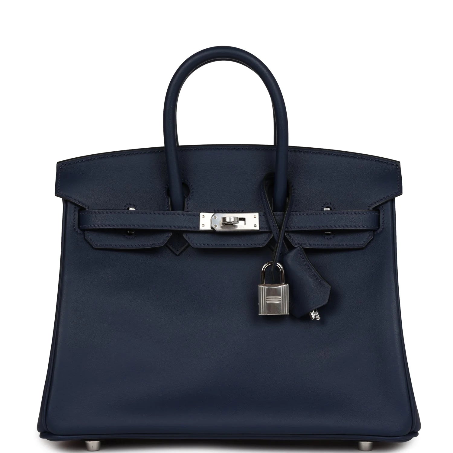 Bleu Navy Swift Palladium Hardware Bag W691