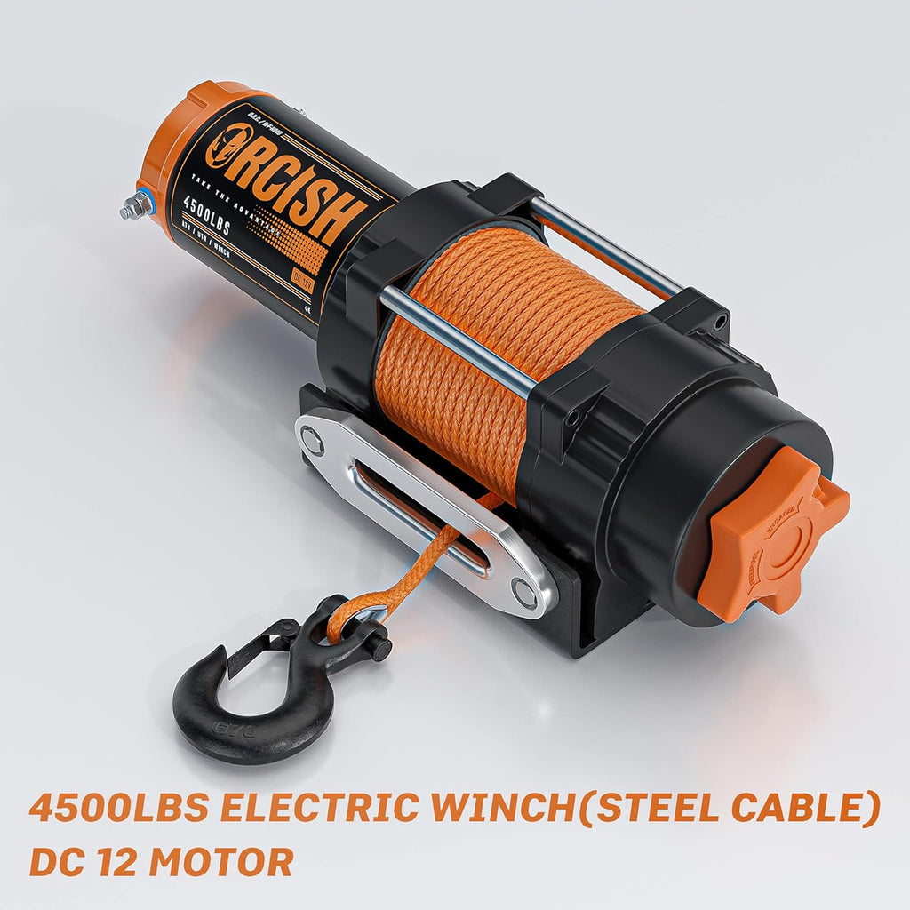 12V 4500LBS Synthetic Rope Winch Kits P664662
