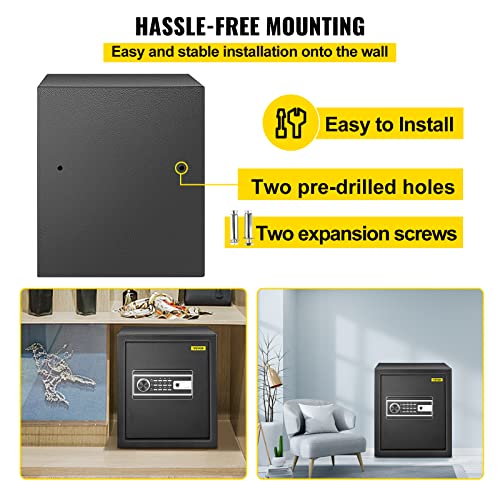 2.1 CU.FT Q235 Steel Safe Box with Digital Keypad D3193