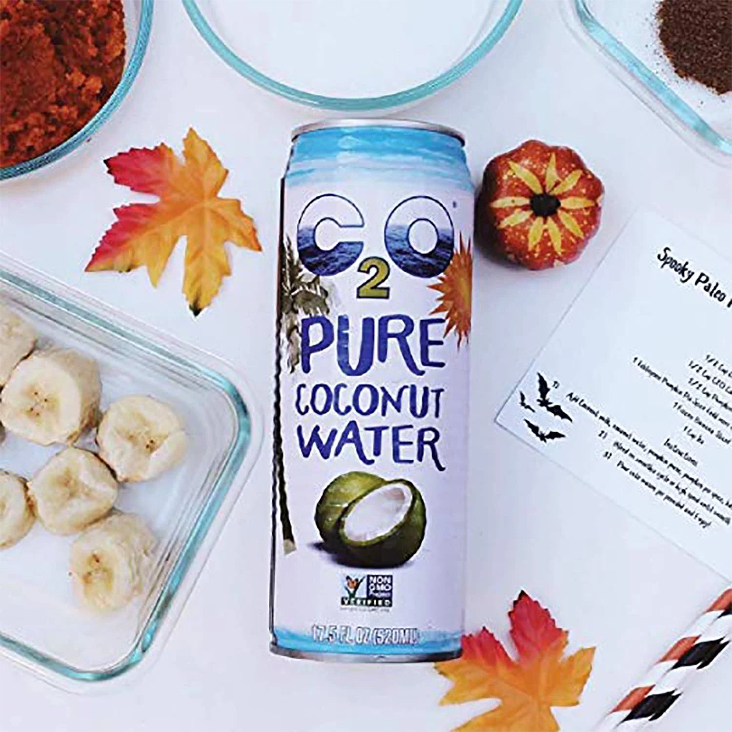 17.5 FL OZ Pack of 12 Pure Coconut Water C709
