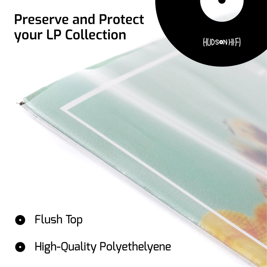 250 Pack Clear Vinyl Record Outer Sleeves 3mm Thick S320