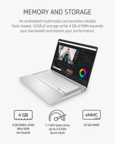 15.6 HD Chromebook, Intel Celeron N, 8GB Ram, 64GB SSD, Arctic Silver E7618