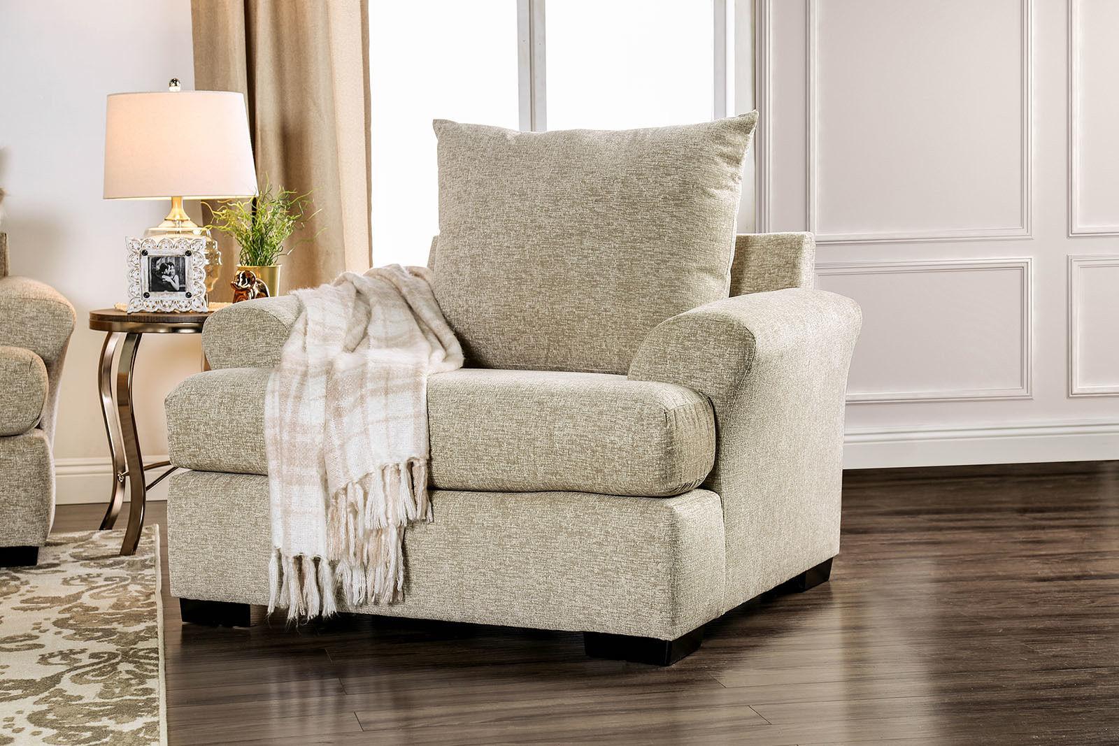 Gray Microfiber Sofa and Loveseat V667