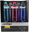 24oz 3 Pack Leak-Proof Water Bottles A240