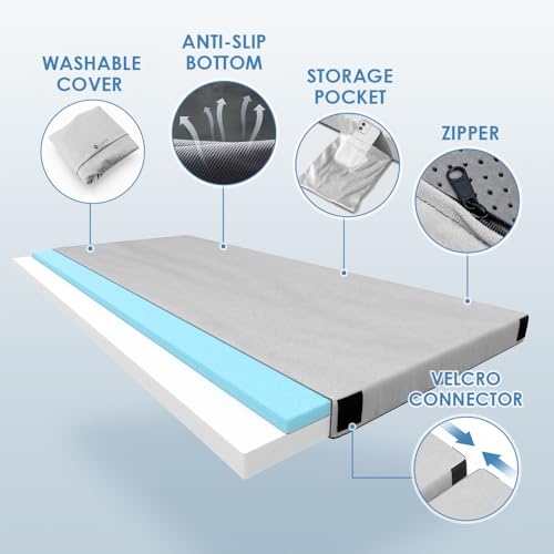 Memory Foam Camping Mattress with Waterproof Cover & Travel Bag M253