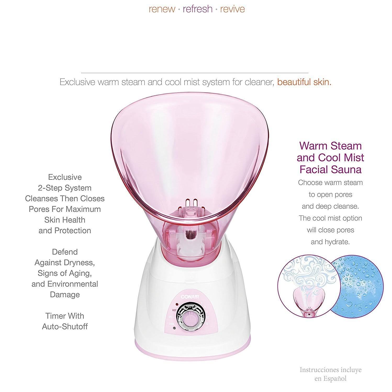 Warm Steam Cool Mist Facial Sauna N6544