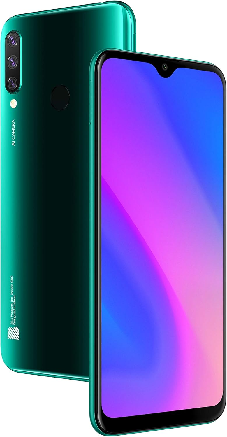 Green 6.5" HD+ 64GB Unlocked Smartphone Y426