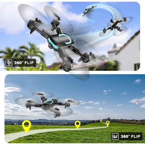Foldable Drone with 1080P Camera, 2 Batteries L3048