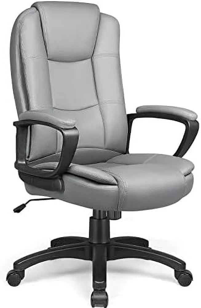 Ergonomic Adjustable Height PU Leather High Back Office Desk Chair M244