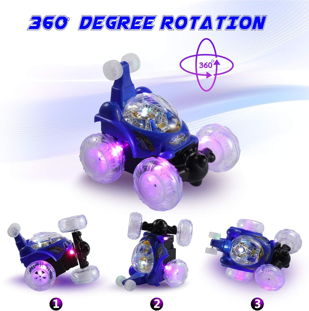 2.4GHz 2 in 1 RC Stunt Car with LED Headlights V98518
