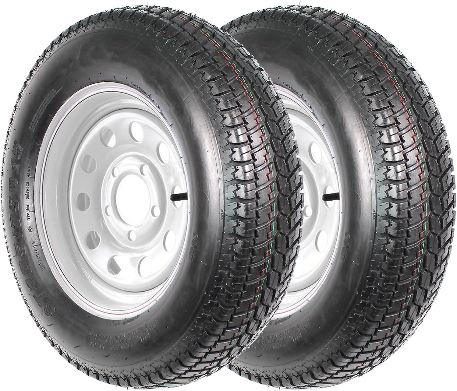 15in 6PR Load Range C Trailer Tires (Pack of 2) X4307