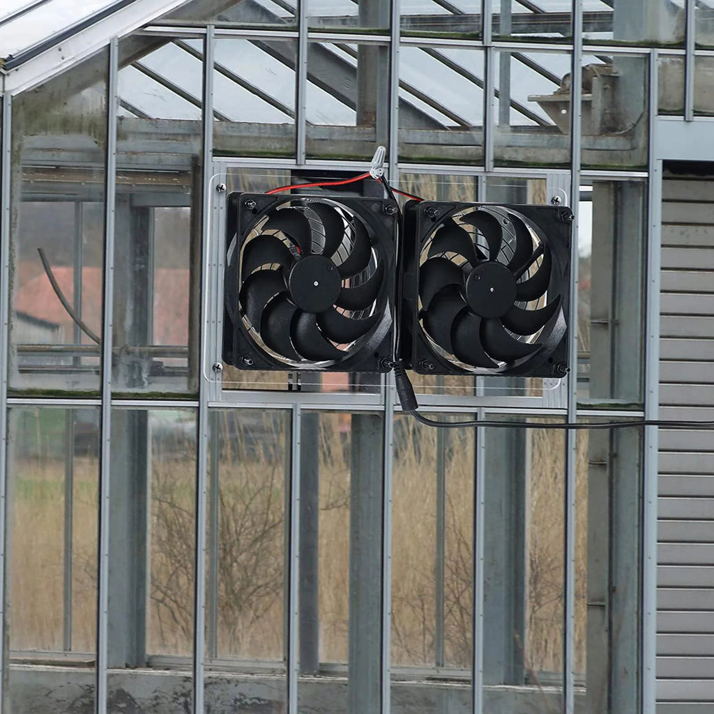 Waterproof Solar Exhaust Fan Extractor Ventilation Portable P8159