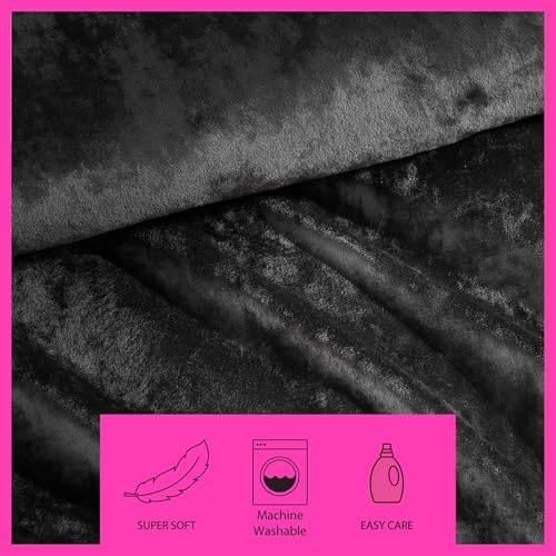 Velvet Solid Pink Full/Queen Comforter Set R78821