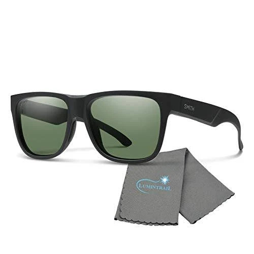 Matte Black Frame with ChromaPop Polarized Gray Green Lenses Q65442