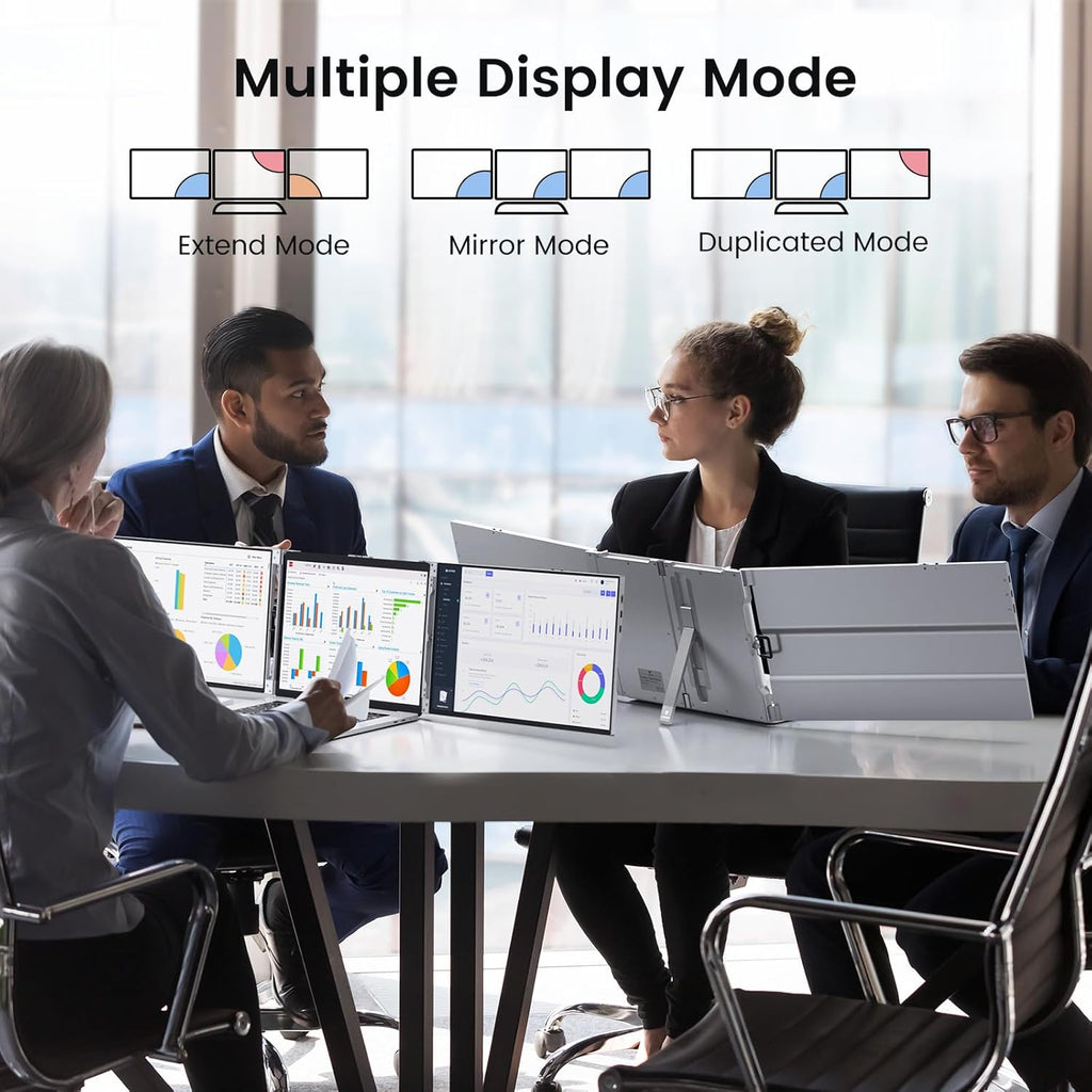 Portable Triple Monitor for Laptop G908