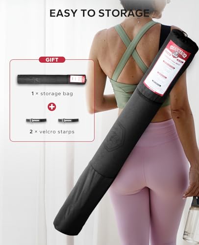 Extra Large Yoga Mat 72"x48" 1/4" Thick Non-Slip Eco-Friendly A931