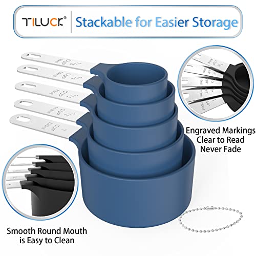 Measuring Cups & Spoons Set with Stainless Steel Handle U4268