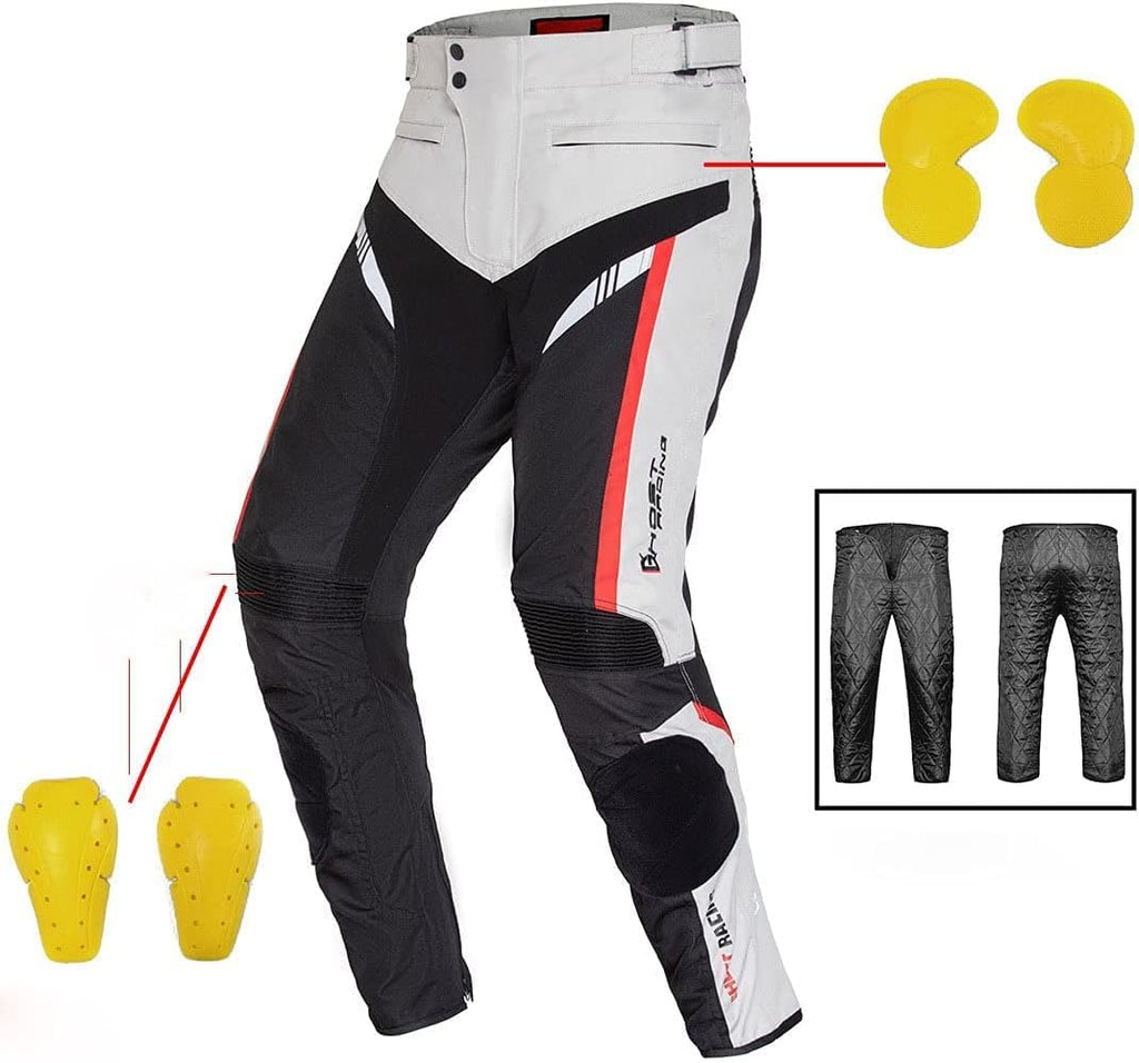 Grey Waterproof Motorcycle Jacket and Trousers Set K900