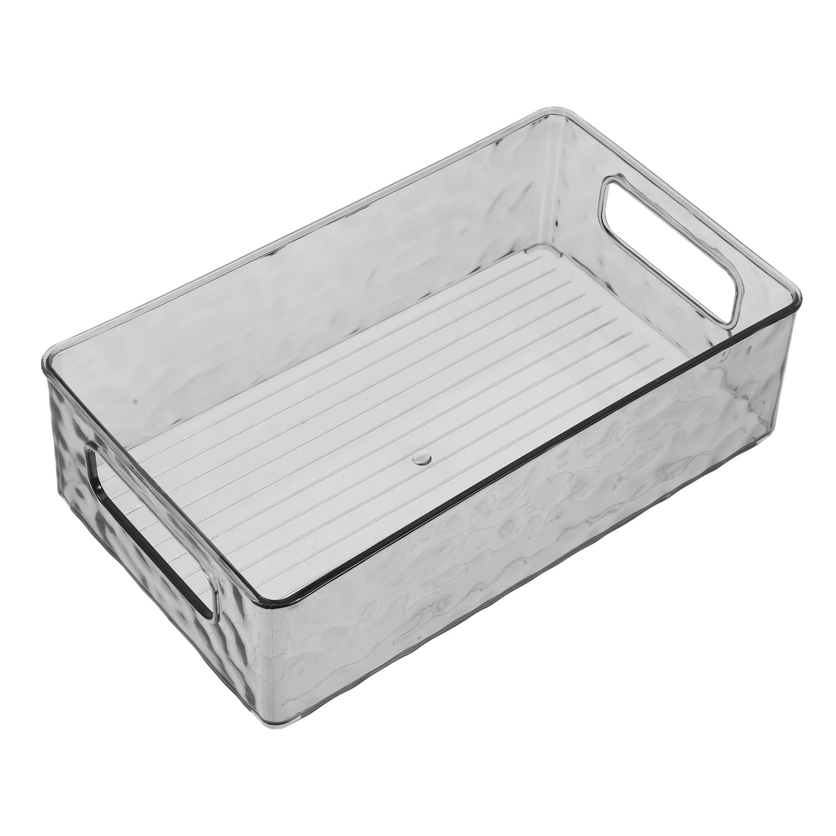 Grey Clear Plastic Storage Box Z9077