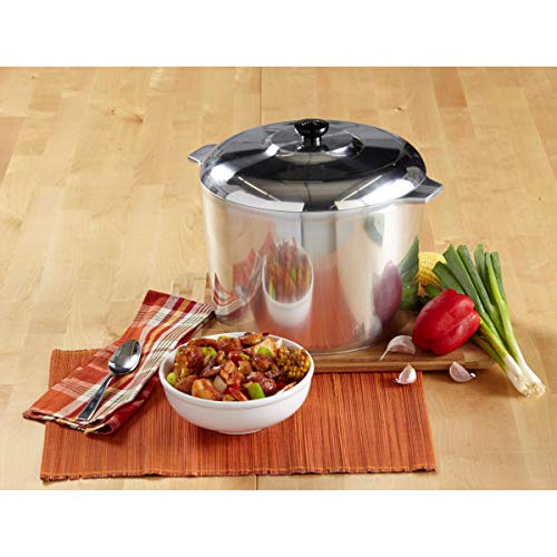 Heavy Duty Aluminum Stock Pot 14 Quart and Oval Roaster 18" G93696