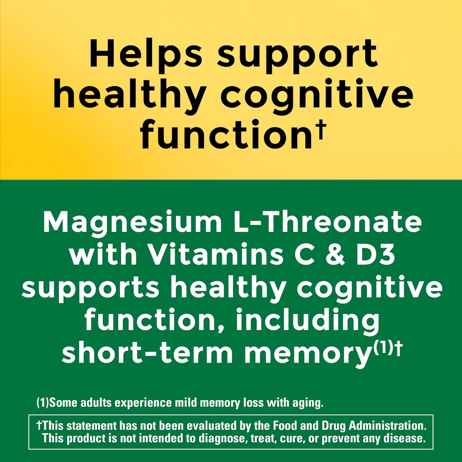 90 Capsules Magnesium L-Threonate Supplement Z3907