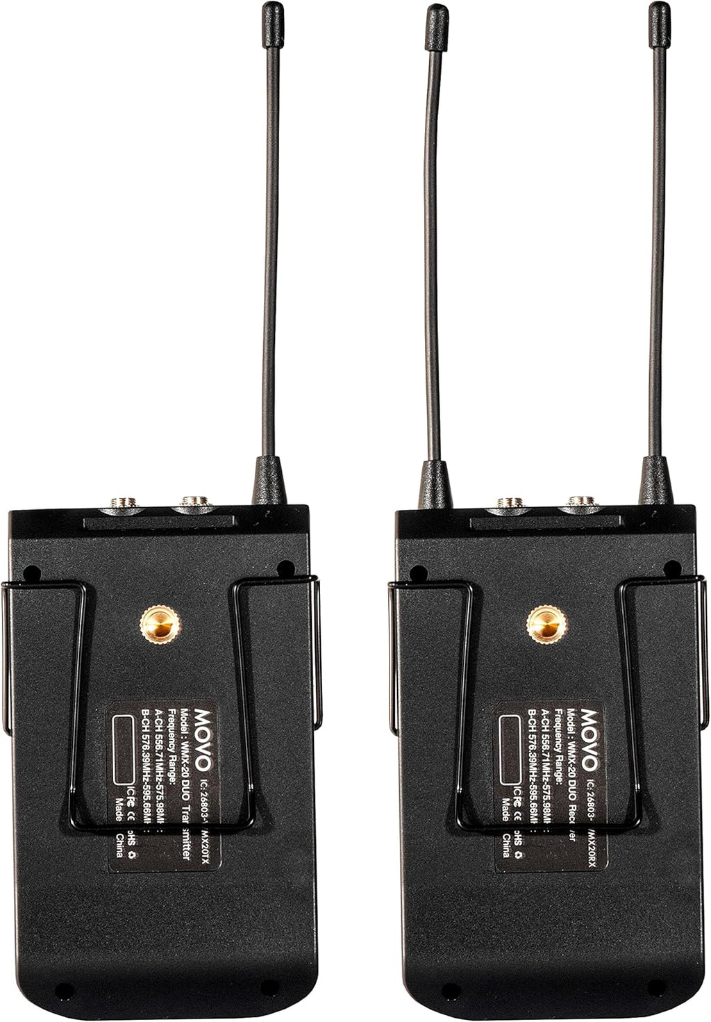 48-Channel UHF Wireless Lavalier Microphone System with 1 Receiver, 1 Transmitter, and 1 Lapel Microphone V6577